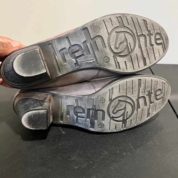 Remonte Womens Leather Gray Cheyenne Western Bootie Ankle Boot Size 10 - Picture 6 of 9